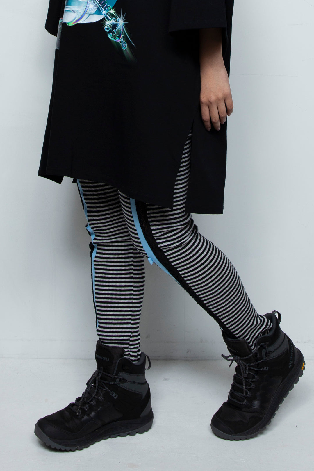 切り替えレギンス BALCK BORDER
