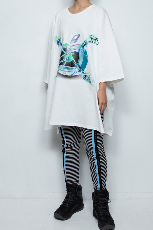 プリントビッグTシャツ The Core Truth / WHITE