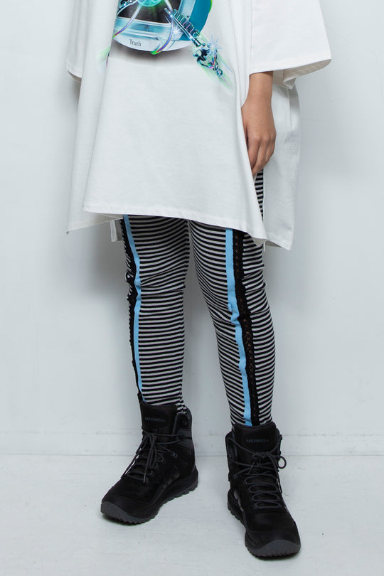切り替えレギンス BALCK BORDER