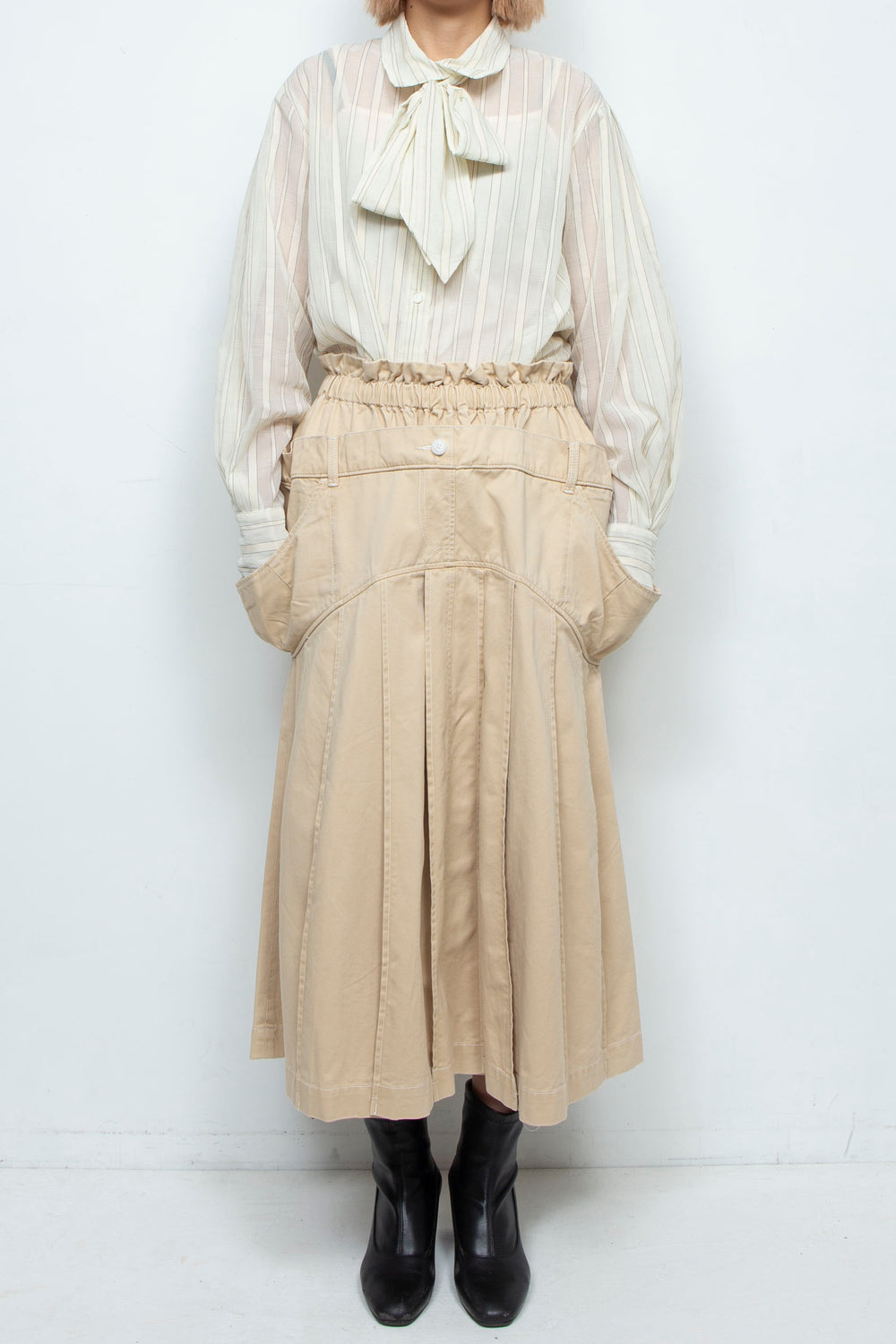 look-forward skirt beige