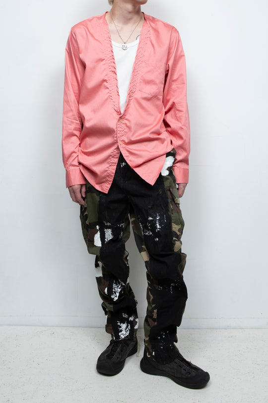 Salmon Pink Shirt JKT