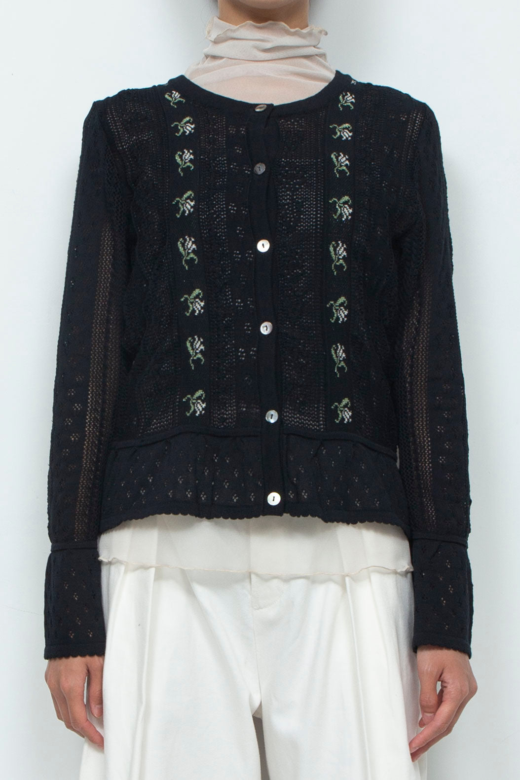 Knit Cardigan Black