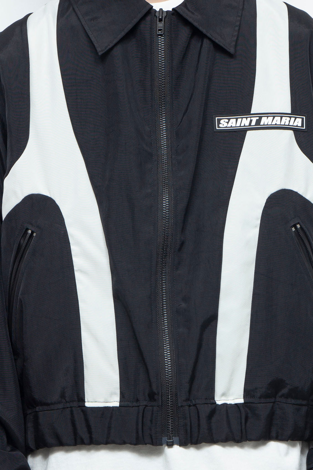 BICOLOUR TRACK SUIT / BLACK