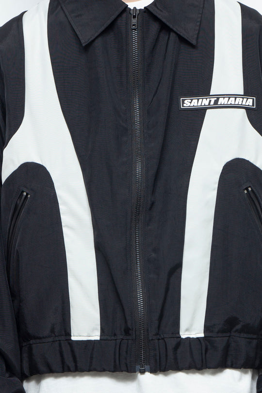 BICOLOUR TRACK SUIT / BLACK