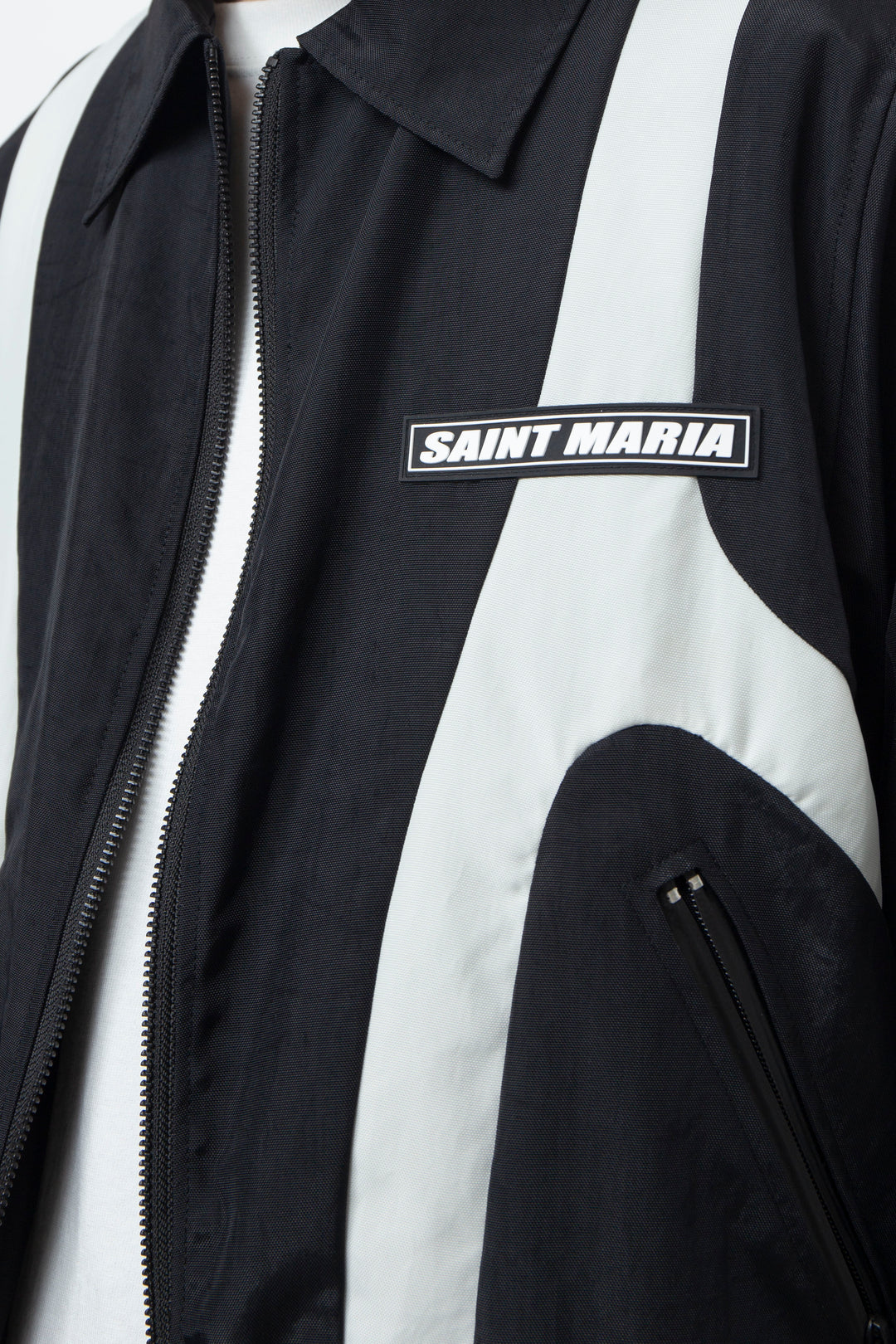 BICOLOUR TRACK SUIT / BLACK