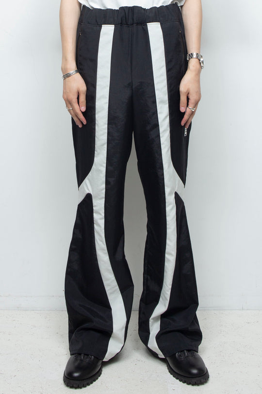 BICOLOUR TRACK PANTS / BLACK