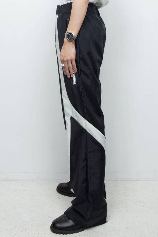 BICOLOUR TRACK PANTS / BLACK