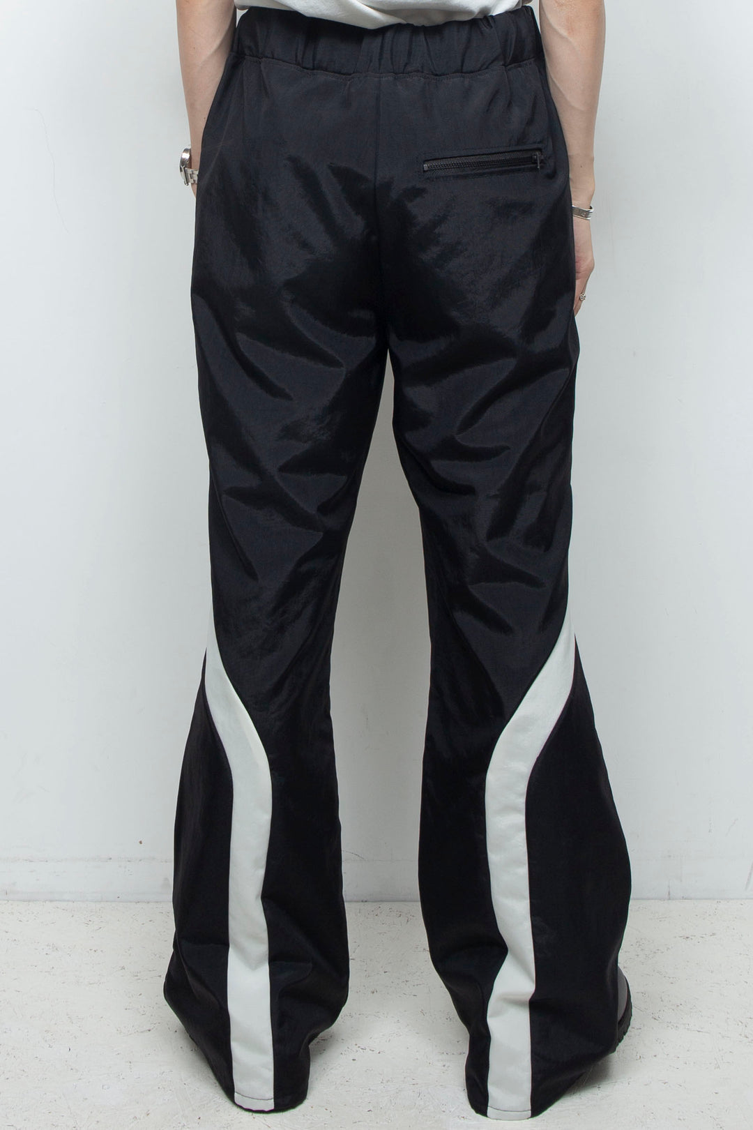 BICOLOUR TRACK PANTS / BLACK