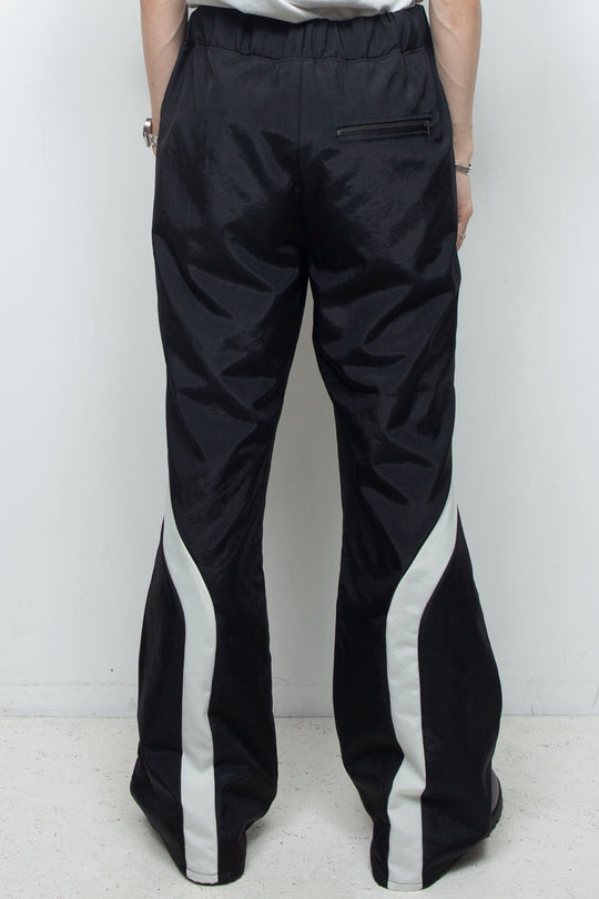 BICOLOUR TRACK PANTS / BLACK