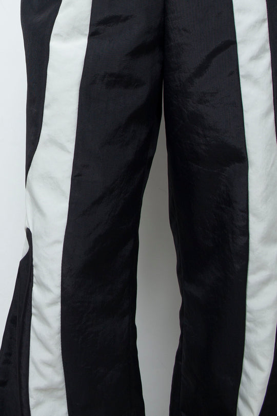 BICOLOUR TRACK PANTS / BLACK