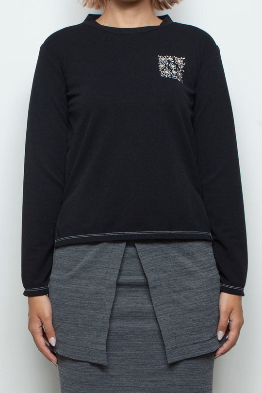 Square Garden Tee BLACK