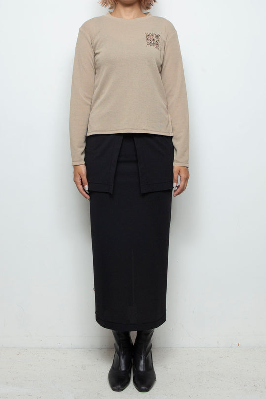 Square Garden Tee BEIGE