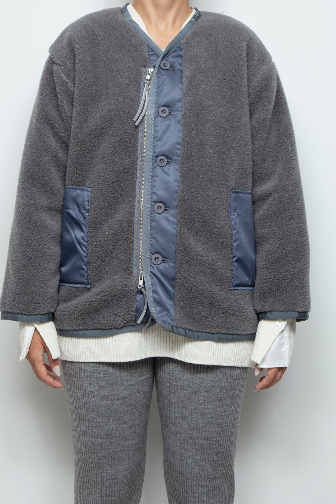 250210 JACKET GRAY