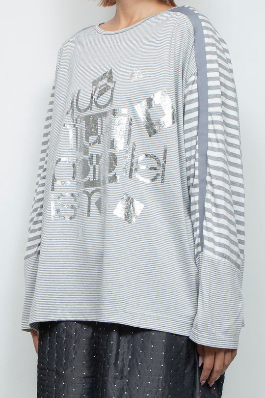 Parallelist Long Sleeve (CH Grey/Snow)