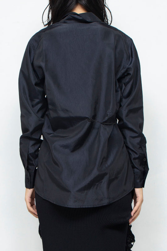 Gather Shirt Dark Navy
