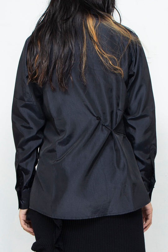 Gather Shirt Dark Navy
