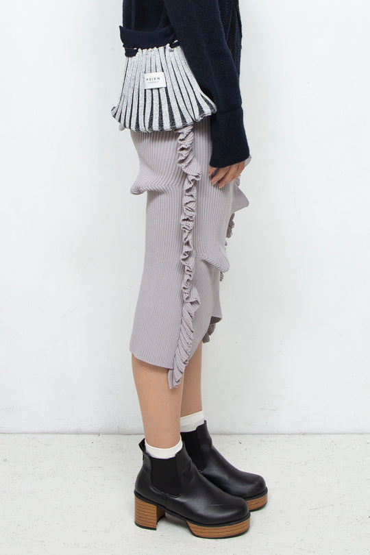 Deformed Skirt Gray