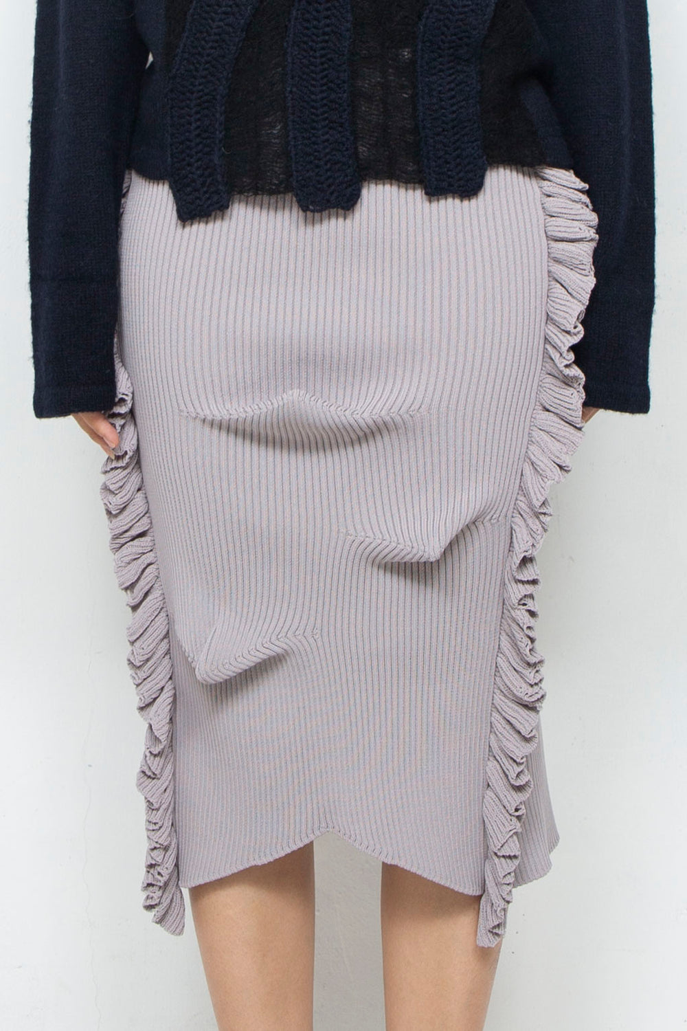 Deformed Skirt Gray