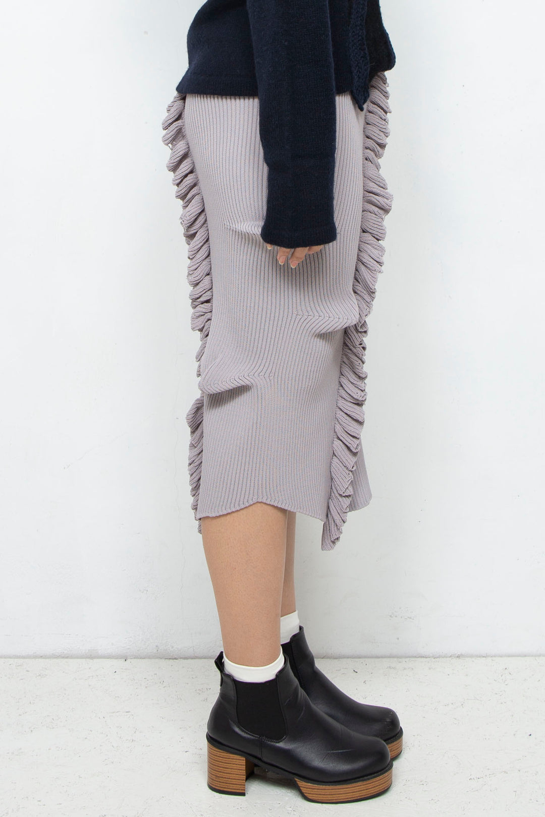 Deformed Skirt Gray