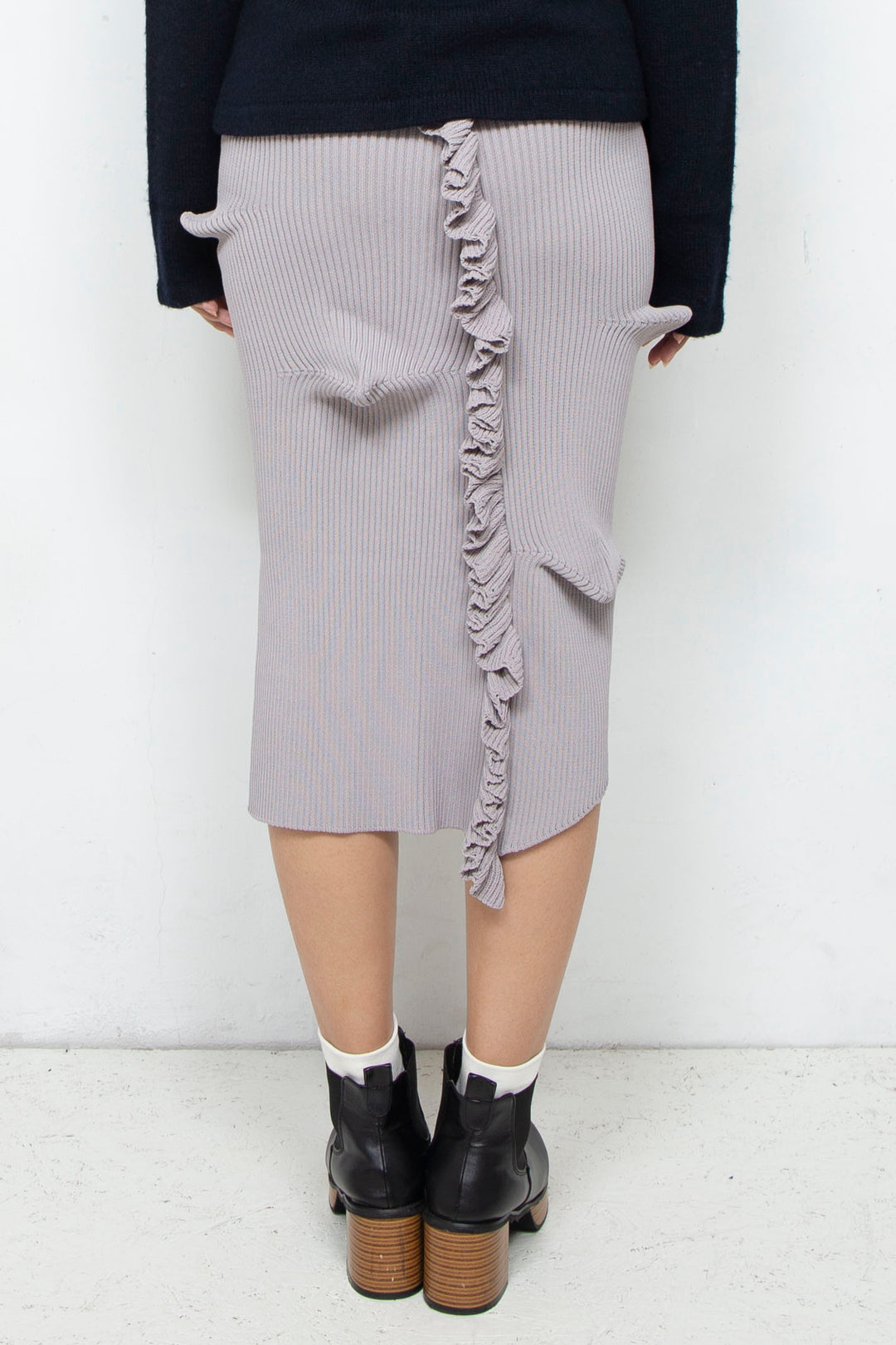 Deformed Skirt Gray