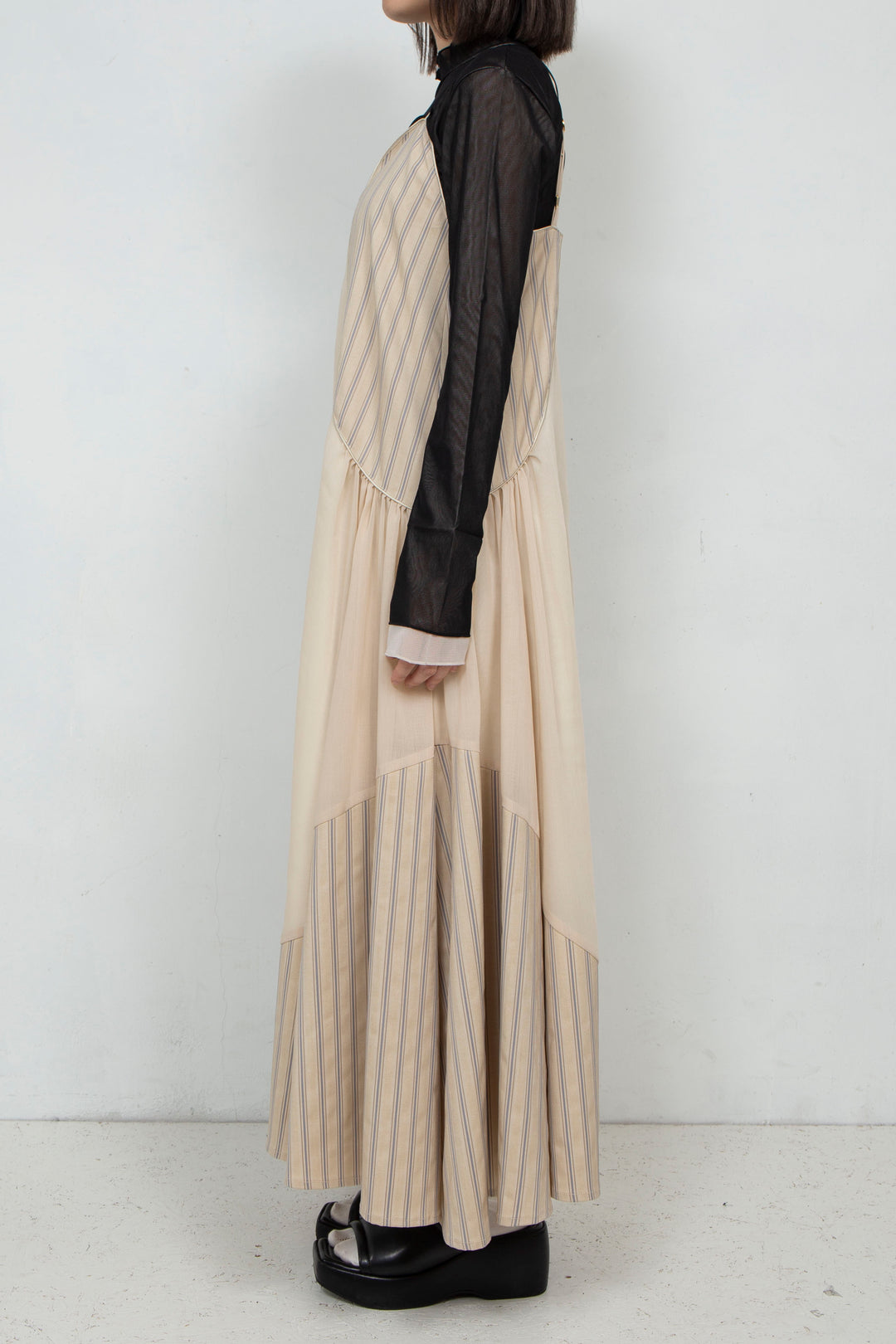 striped camisole dress
