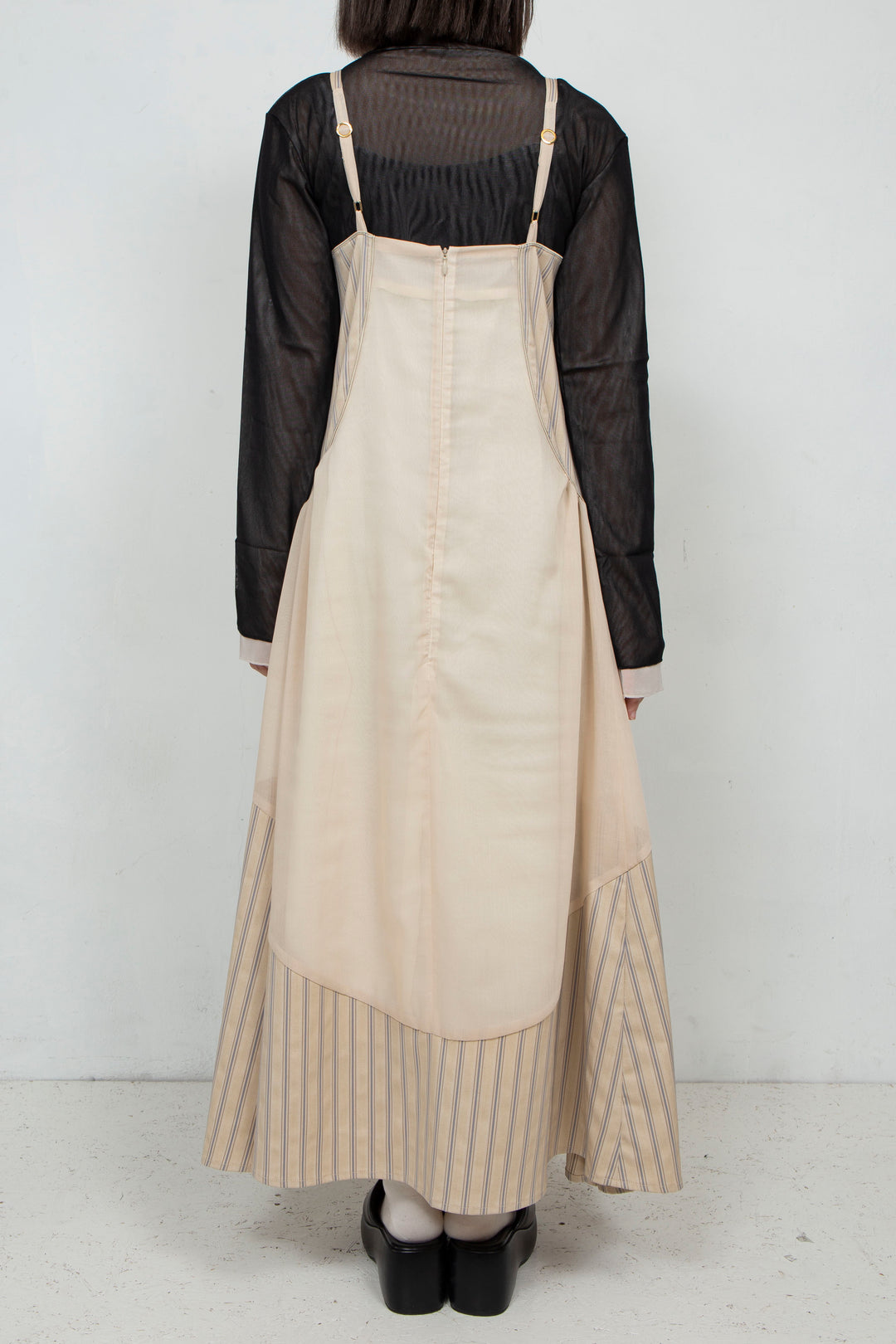 striped camisole dress