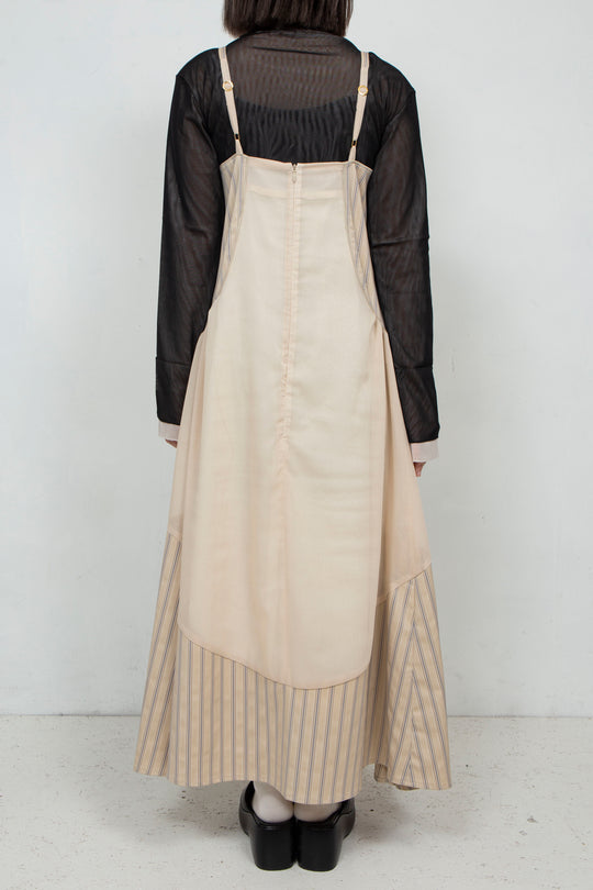 striped camisole dress