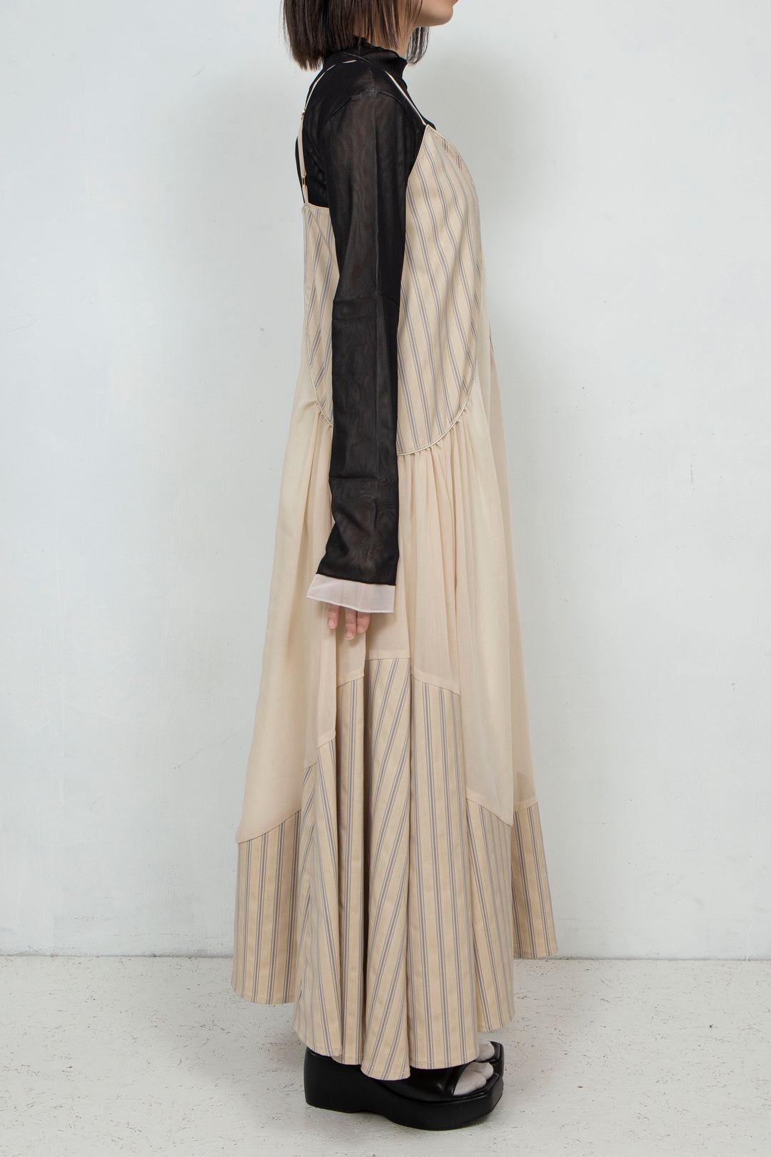 striped camisole dress