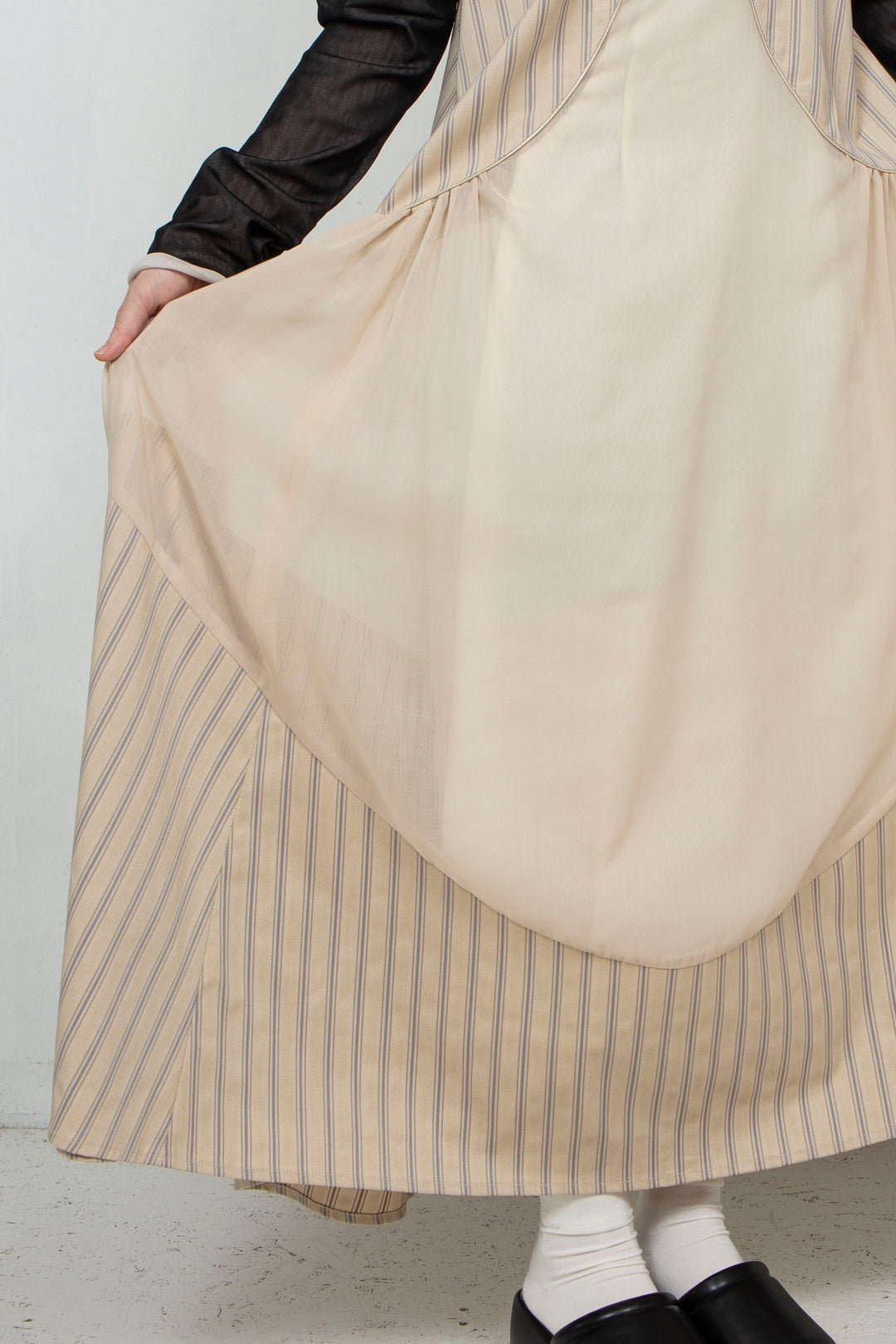 striped camisole dress