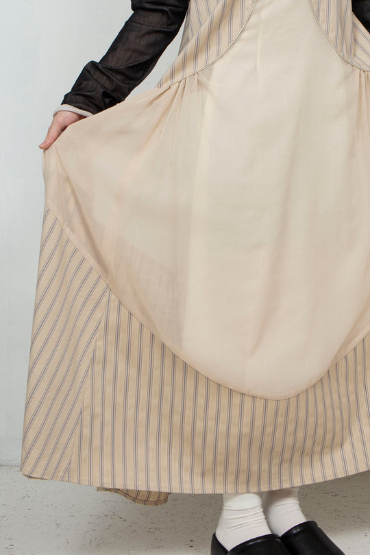 striped camisole dress