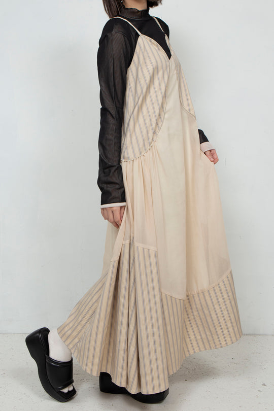 striped camisole dress