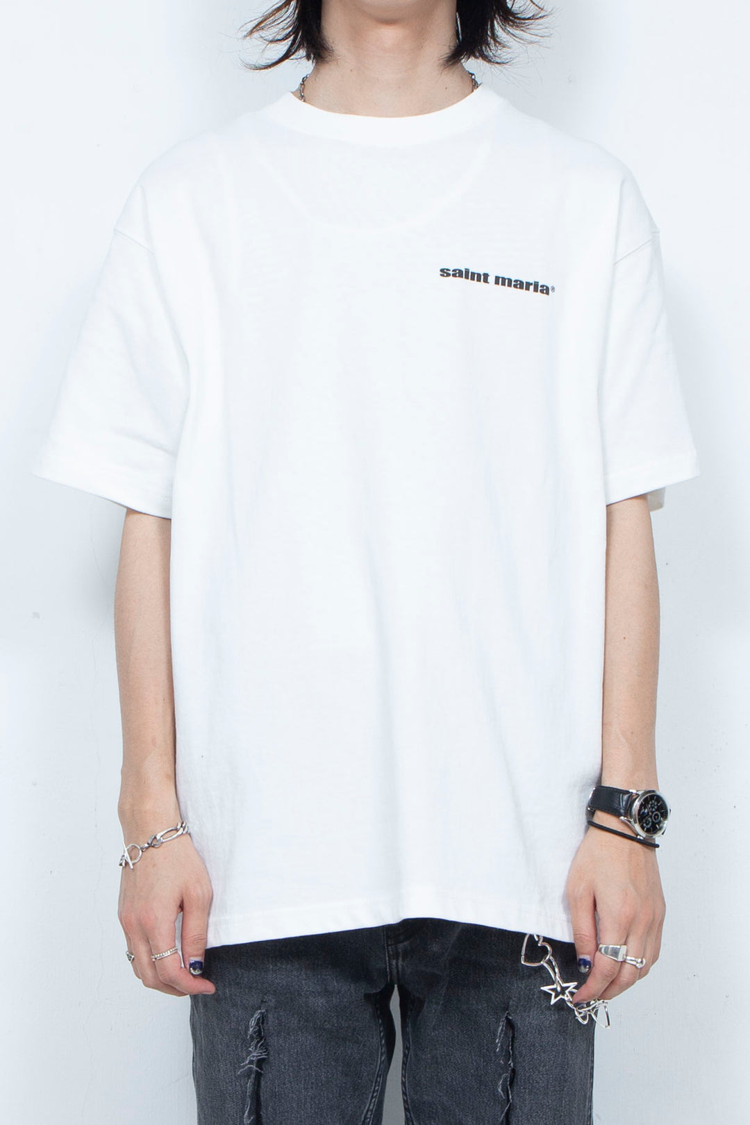 BASIC LOGO T-SHIRT WHT