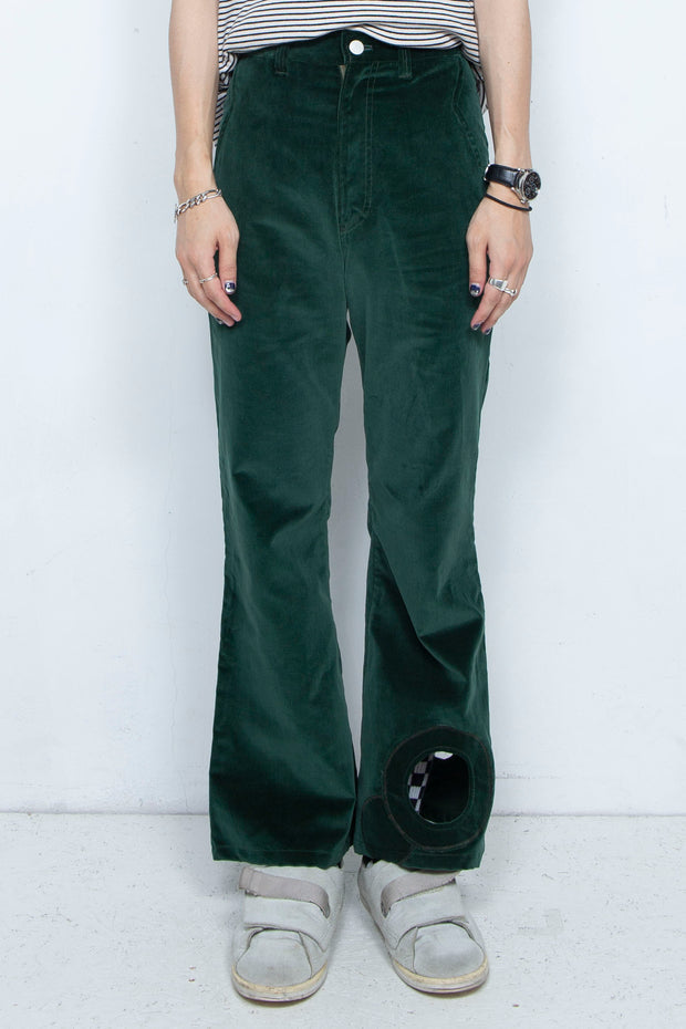 HOLE PUNCH SLACKS Moss