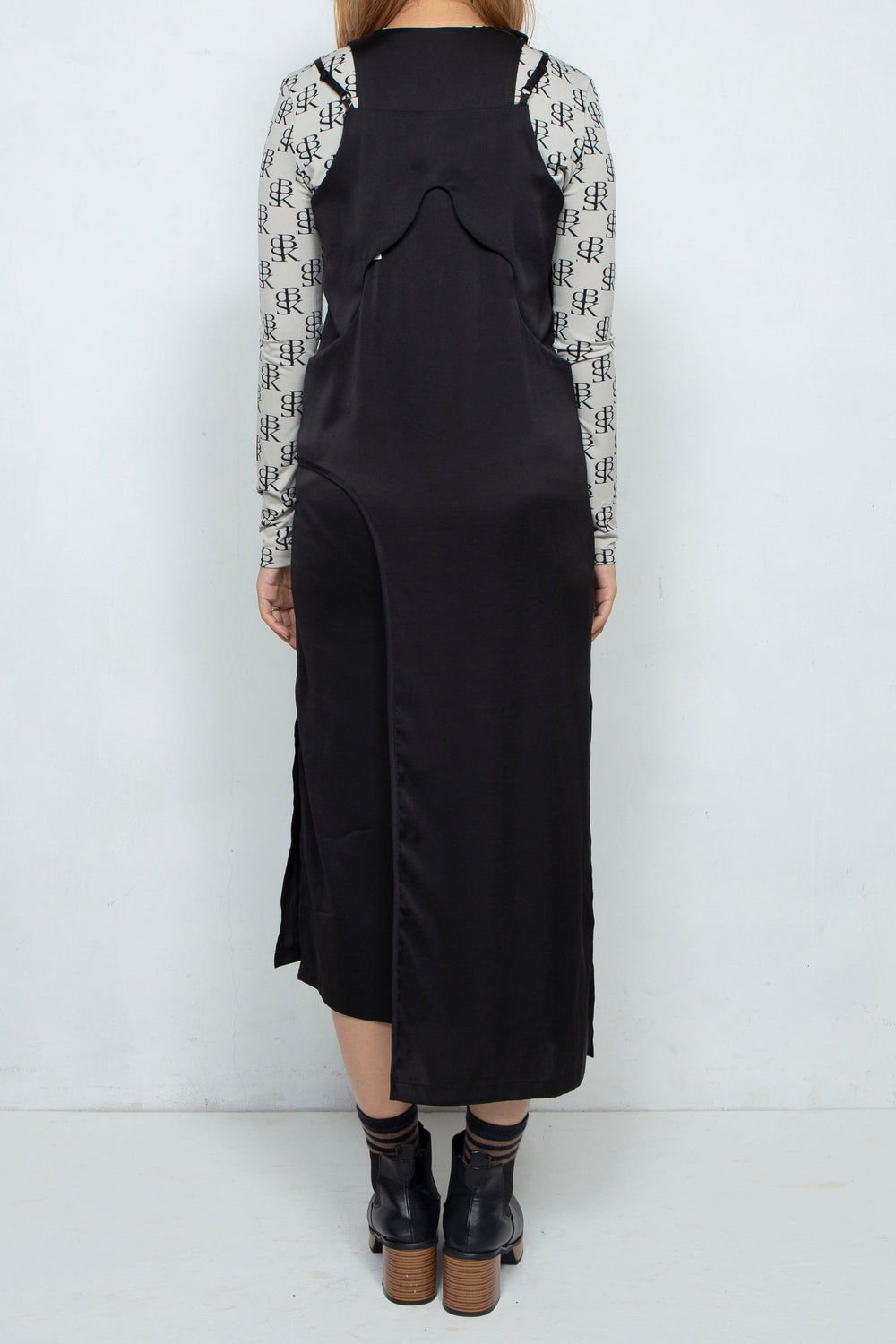 Assemble camisole one-piece /BLACK