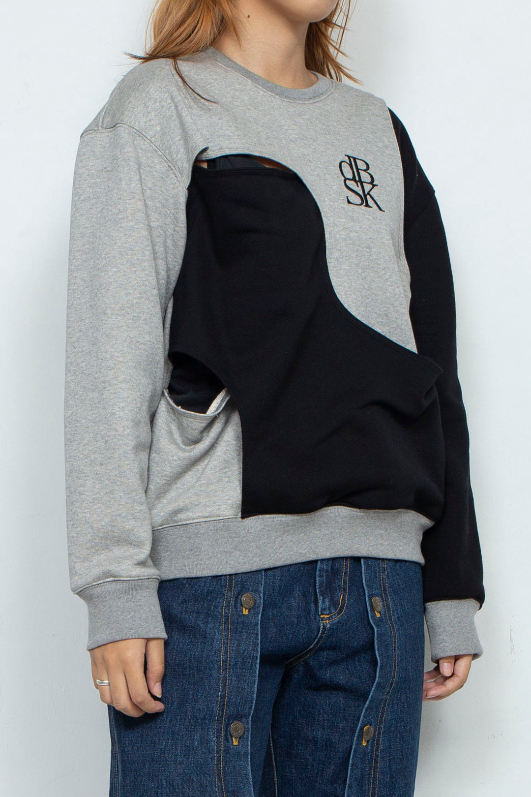 Assemble Sweat Tops /BI-COLOR