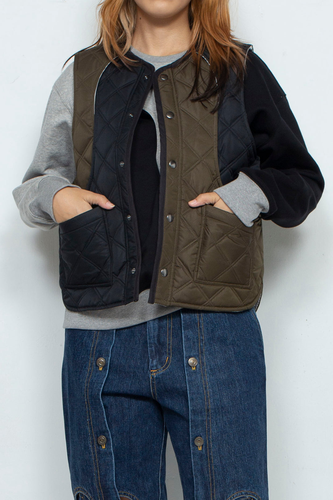 Assemble Quilting Vest Jacket