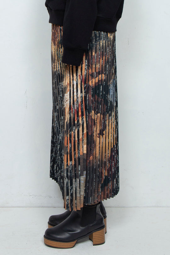 Two-Face Accordion Pleats Skirt MULTI