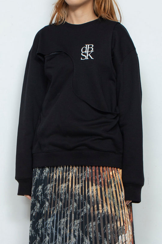 Assemble Sweat Tops / BLACK