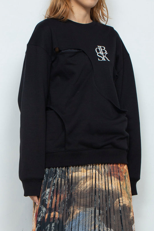 Assemble Sweat Tops / BLACK