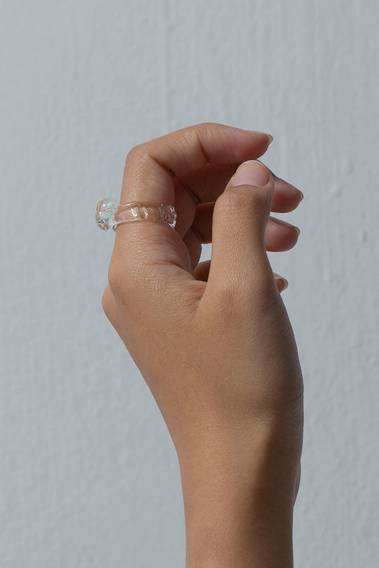 Conceal opal ring