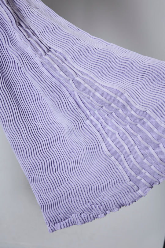 LARGEST SEAMLESS KNIT PT/RIB PURPLE