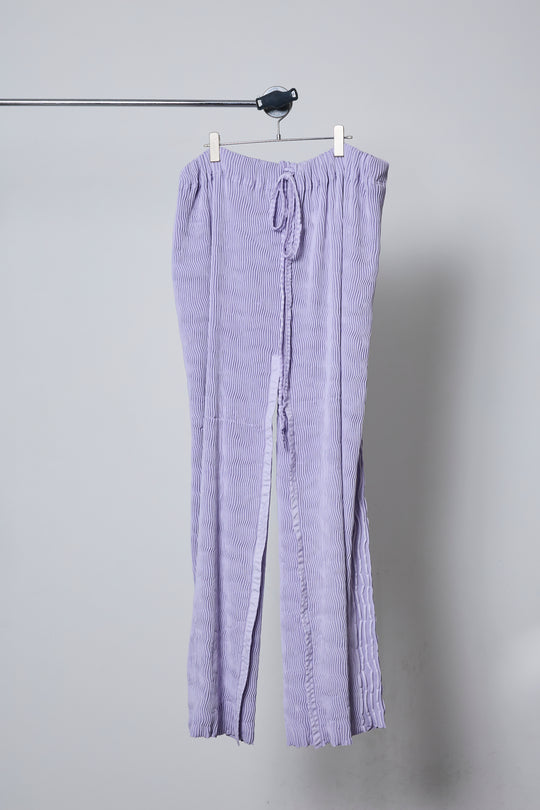LARGEST SEAMLESS KNIT PT/RIB PURPLE