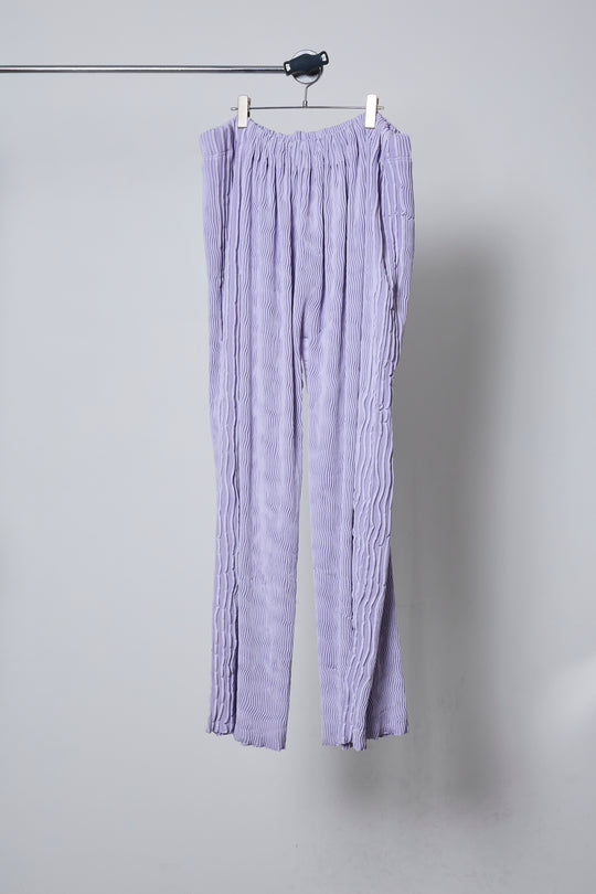 LARGEST SEAMLESS KNIT PT/RIB PURPLE