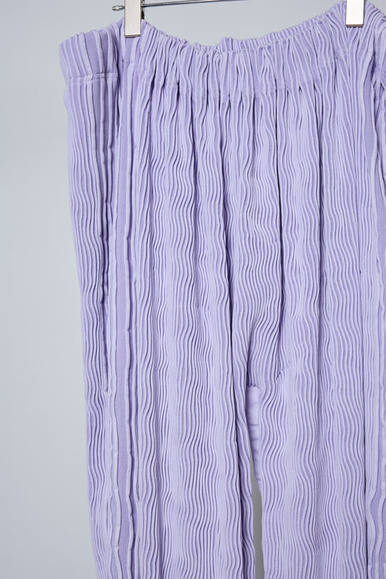 LARGEST SEAMLESS KNIT PT/RIB PURPLE