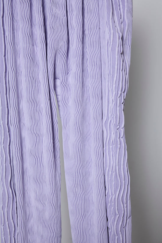 LARGEST SEAMLESS KNIT PT/RIB PURPLE