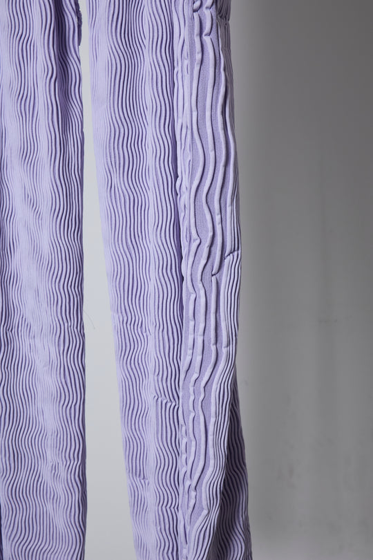 LARGEST SEAMLESS KNIT PT/RIB PURPLE
