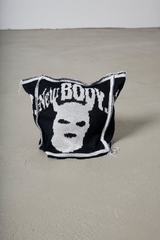 KNIT HAT CHARACTERS COLLECTION BLACK FACE