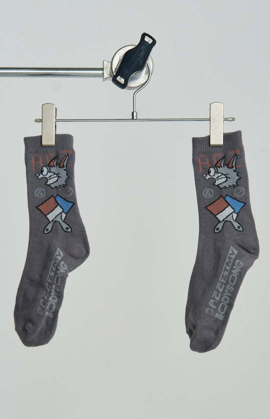 SOCKS! AZZM GRAY