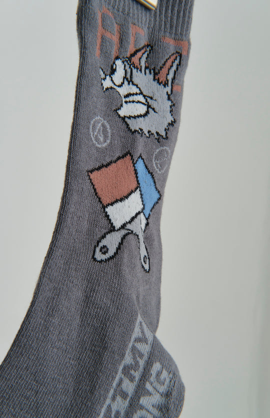 SOCKS! AZZM GRAY