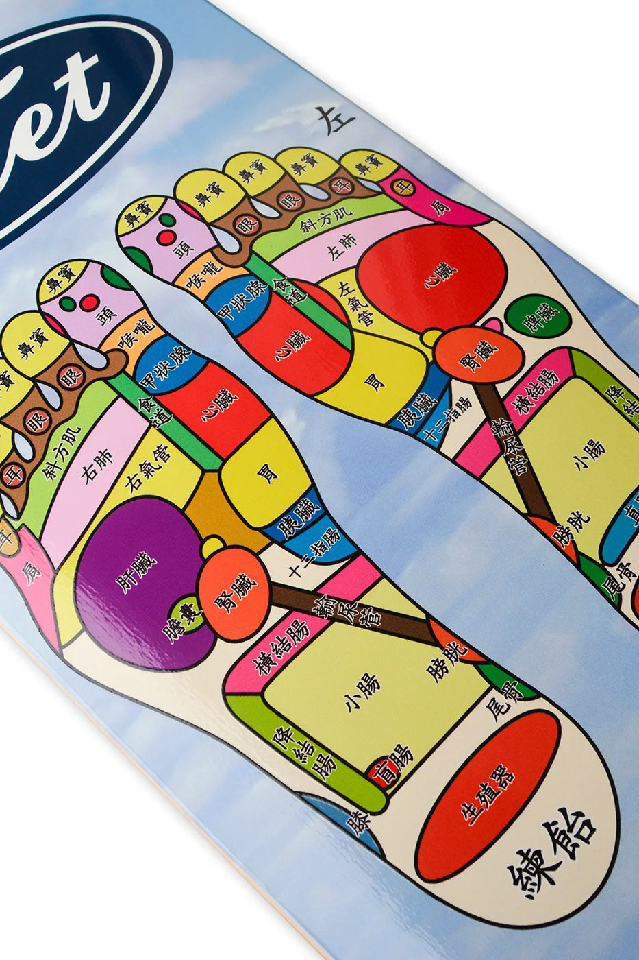 FEET SKATEBOARD DECK